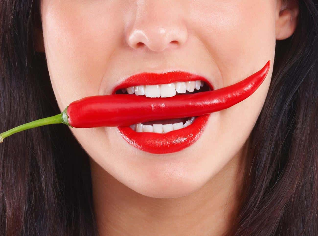 Close-up of a smile with immediate whitening results after treatment Norwich